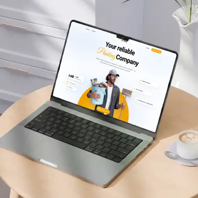 Smith and Sons Malerbetrieb Webdesign von Blackwell Studio